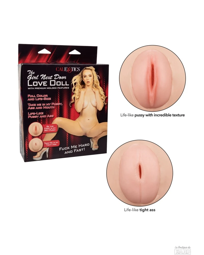 CalExotics Poupée Gonflable Girl Next Door Vulve-Anus 2 CalExotics Poupée Gonflable Girl Next Door Vulve-Anus – Image 2