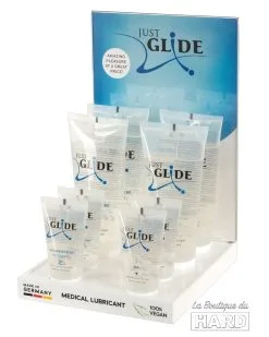 Présentoir Et Lubrifiant Eau Just Glide -Sextoys boutique presentoir et lubrifiant eau just glide 2
