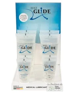 Présentoir Et Lubrifiant Eau Just Glide