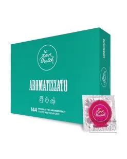 Love Match Préservatifs Aromatisés Aromatizzato X144