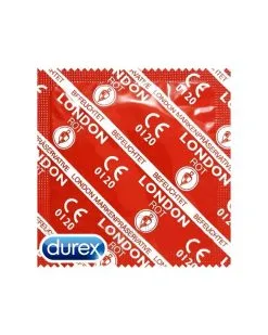 Préservatifs Durex London Fraise X12
