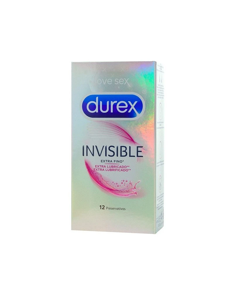 Préservatifs Fins Lubrifiés Invisible Durex X12 2 Préservatifs Fins Lubrifiés Invisible Durex X12 – Image 2
