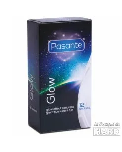 Pasante Préservatifs Fluorescents GLOW X12