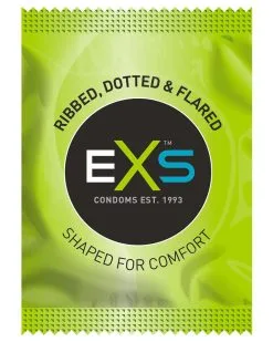 Exs Préservatifs Texturés Ribbed & Dotted X12 -Sextoys boutique preservatifs textures ribbed dotted x12 2