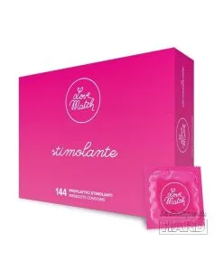 Love Match Préservatifs Texturés Stimolante X144