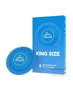 Love Match Préservatifs XXL King Size X6