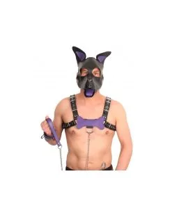 The Red PUPPY OS EN CUIR VIOLET -Sextoys boutique puppy os en cuir violet 2