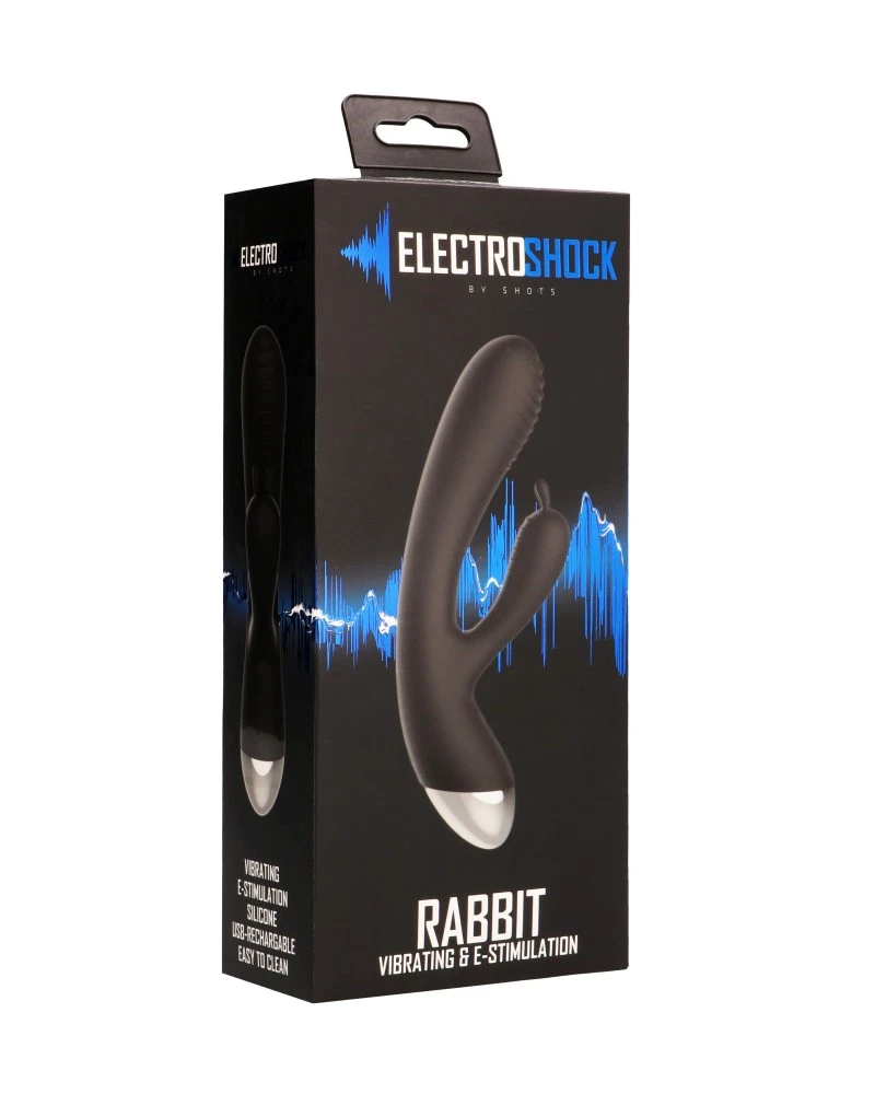 ElectroShock Rabbit Vibrant E-stim 19 X 3.6cm 2 ElectroShock Rabbit Vibrant E-stim 19 X 3.6cm – Image 2