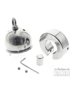 MenSteel Sac à Bourses Métallique Heavy Scrotum 730g -Sextoys boutique sac a bourses metallique heavy scrotum 730g 1