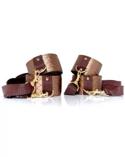 Allure X-Play Sangles D'attache Chevilles-Poignets My Desire Bronze