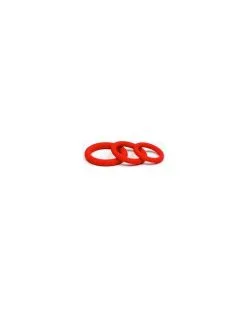 SET 3 COCKRING SILICONE ROUGE- TITUS