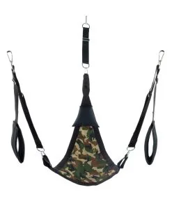 Mr. Sling Sling En Tissu Triangle - Set Complet Camouflage -Sextoys boutique sling en tissu triangle set complet camouflage 1