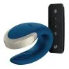 Satisfyer Stimulateur Connecté Double Love Luxury Bleu
