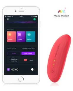Magic Motion Stimulateur De Clitoris Connecté Magic Nyx Rouge