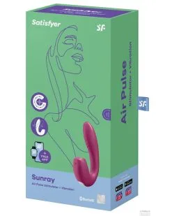 Stimulateur De Clitoris Connecté Sunray Satisfyer Framboise -Sextoys boutique stimulateur de clitoris connecte sunray satisfyer framboise 2