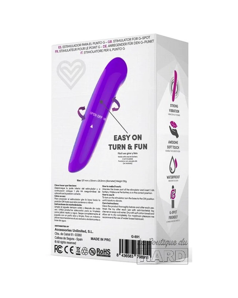 Latetobed Stimulateur De Clitoris Denzel 13 X 2.8cm Violet 4 Latetobed Stimulateur De Clitoris Denzel 13 X 2.8cm Violet – Image 4
