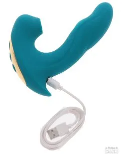 Xocoon Stimulateur De Clitoris Et Point G Eternal 15cm Turquoise -Sextoys boutique stimulateur de clitoris et point g eternal 15cm turquoise 4