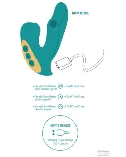 Xocoon Stimulateur De Clitoris Et Point G Eternal 15cm Turquoise -Sextoys boutique stimulateur de clitoris et point g eternal 15cm turquoise 6