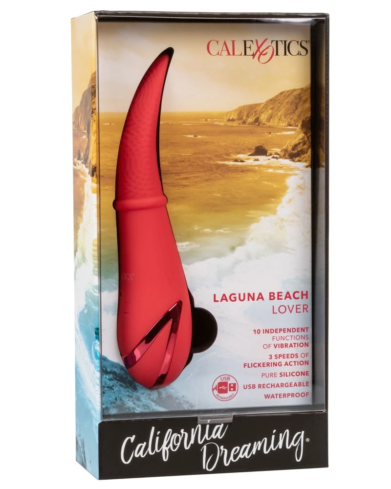 California Dreaming Stimulateur De Clitoris Laguna Beach 18cm Rouge 2 California Dreaming Stimulateur De Clitoris Laguna Beach 18cm Rouge – Image 2