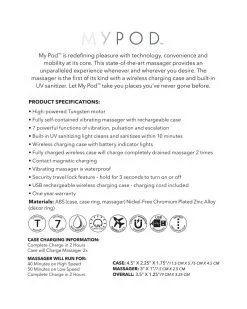 CalExotics Stimulateur De Clitoris My Pod 7.5 X 2.5 Cm Blanc -Sextoys boutique stimulateur de clitoris my pod 75 x 25 cm blanc 11