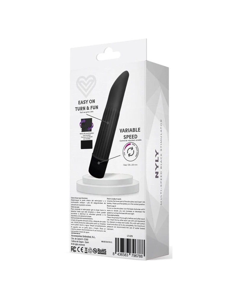 Latetobed Stimulateur De Clitoris Nyly 13 X 2.5cm Noir 4 Latetobed Stimulateur De Clitoris Nyly 13 X 2.5cm Noir – Image 4