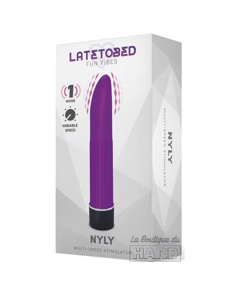 Latetobed Stimulateur De Clitoris Nyly 13 X 2.5cm Violet 2 Latetobed Stimulateur De Clitoris Nyly 13 X 2.5cm Violet – Image 2