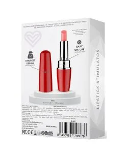 Latetobed Stimulateur De Clitoris Viblips 9.5 X 2.5cm Rouge -Sextoys boutique stimulateur de clitoris viblips 95 x 25cm rouge 3