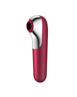 Satisfyer Stimulateur De Clitoris + Vibromasseur Dual Love Rouge