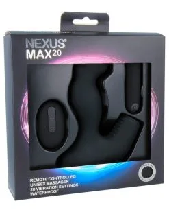Stimulateur De Prostate Vibrant Max 20 Nexus 10 X 4cm Noir -Sextoys boutique stimulateur de prostate vibrant max 20 nexus 10 x 4cm noir 1