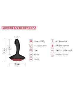 Magic Motion Stimulateur De Prostate Vibrant SOLSTICE 10 X 3.2 Cm -Sextoys boutique stimulateur de prostate vibrant solstice 10 x 32 cm 10