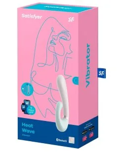Stimulateur Point G Connecté Heat Wave Satisfyer 14 X 3.5cm Menthe -Sextoys boutique stimulateur point g connecte heat wave satisfyer 14 x 35cm menthe 1