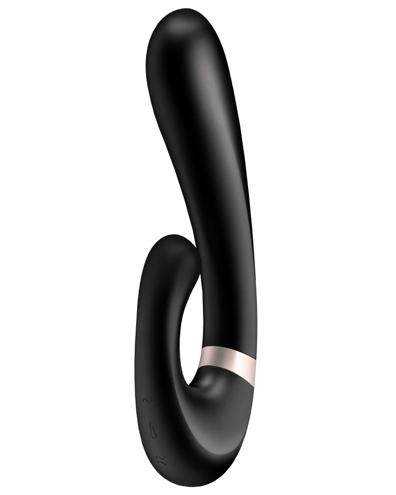 Stimulateur Point G Connecté Heat Wave Satisfyer 14 X 3.5cm Noir 2 Stimulateur Point G Connecté Heat Wave Satisfyer 14 X 3.5cm Noir – Image 2