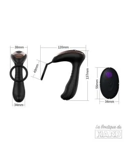 Generique Stimulateur Prostatique Vibrant MASSAGE 10 X 4.3cm -Sextoys boutique stimulateur prostatique vibrant massage 10 x 43cm 4