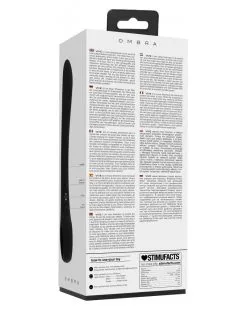 Stimulateur Vibrant Ombra Vive 12 X 3.5cm Noir -Sextoys boutique stimulateur vibrant ombra vive 12 x 35cm noir 5