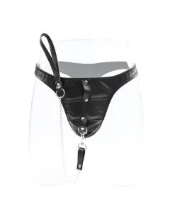 Generique String En Simili Avec Laisse -Sextoys boutique string en simili avec laisse 2