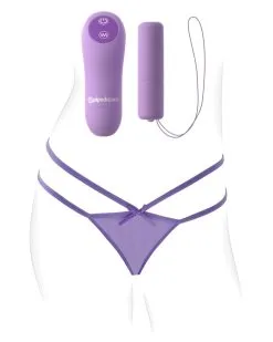 Fantasy For Her String Vibrant Avec Télécommande Violet