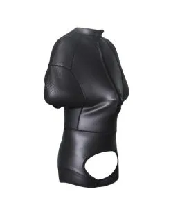 KINKgear Tenue Camisole Complète En Néoprène Noire XL -Sextoys boutique tenue camisole complete en neoprene noire xl 2