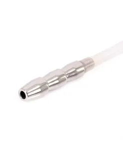 Kiotos Tige D'urètre Percée Catheter Ribbed 21cm - Diamètre 9mm -Sextoys boutique tige d uretre percee catheter ribbed 21cm diametre 9mm 9