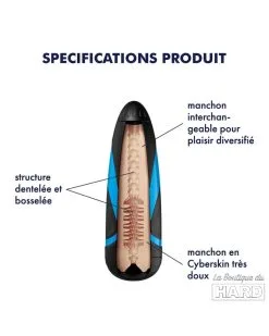 Tornado Bliss - Etui Texturé Satisfyer Men -Sextoys boutique tornado bliss etui texture satisfyer men 2