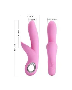 Vibro Carol Pretty Love 12 X 3 Cm Rose -Sextoys boutique vibro carol pretty love 12 x 3 cm rose 5