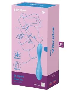 Vibro Connecté G-SPOT FLEX 4+ Satisfyer 20cm Bleu 9 Vibro Connecté G-SPOT FLEX 4+ Satisfyer 20cm Bleu -Sextoys boutique vibro connecte g spot flex 4 satisfyer 20cm bleu 1