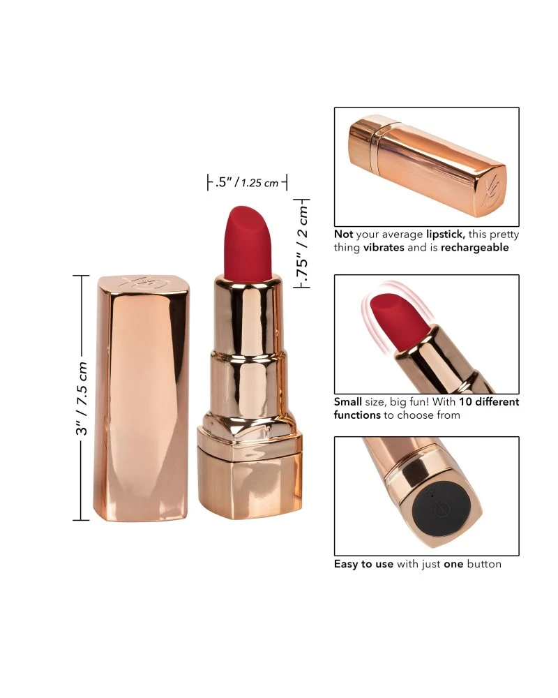 CalExotics Vibro Lipstick 8cm Rouge 8 CalExotics Vibro Lipstick 8cm Rouge – Image 8