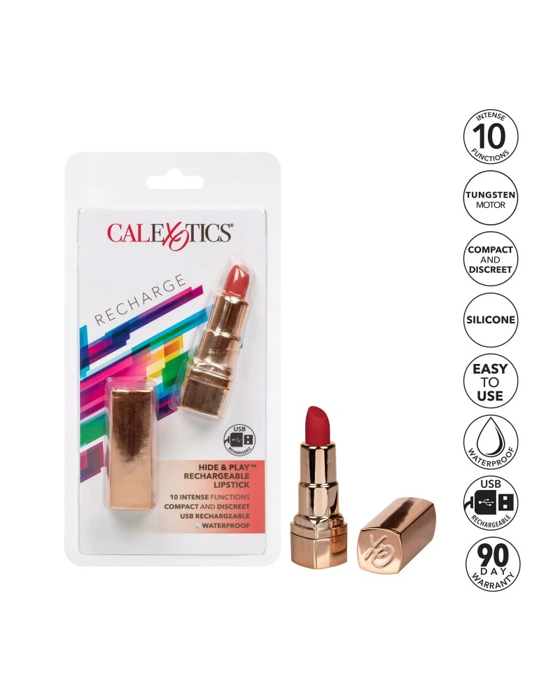 CalExotics Vibro Lipstick 8cm Rouge 9 CalExotics Vibro Lipstick 8cm Rouge – Image 9