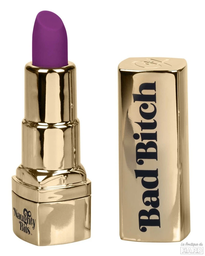 Naughty Bits Vibro Lipstick Bad Bitch 7.5cm Violet 4 Naughty Bits Vibro Lipstick Bad Bitch 7.5cm Violet – Image 4