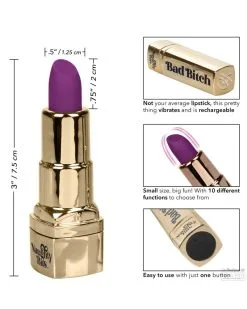 Naughty Bits Vibro Lipstick Bad Bitch 7.5cm Violet 15 Naughty Bits Vibro Lipstick Bad Bitch 7.5cm Violet -Sextoys boutique vibro lipstick bad bitch 75cm violet 6