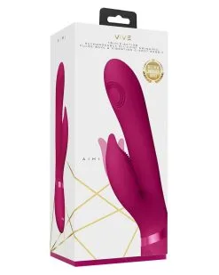 Vibro Rabbit Aimi Vive 22cm Rose 8 Vibro Rabbit Aimi Vive 22cm Rose -Sextoys boutique vibro rabbit aimi vive 22cm rose 1