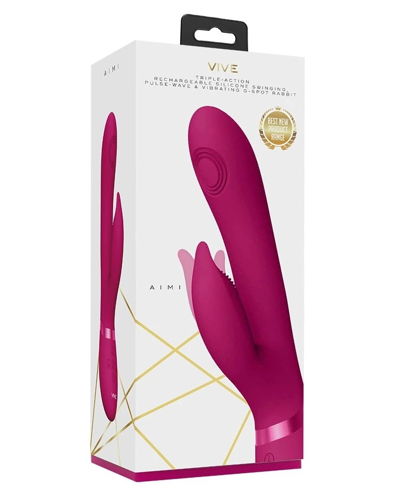 Vibro Rabbit Aimi Vive 22cm Rose 2 Vibro Rabbit Aimi Vive 22cm Rose – Image 2