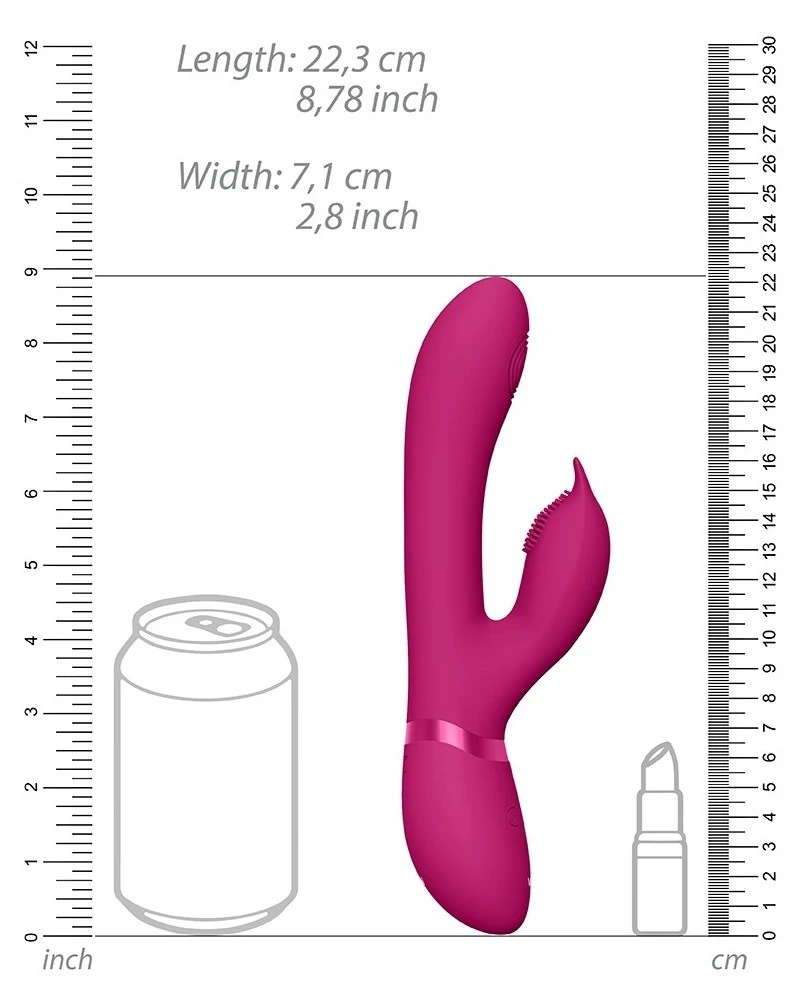 Vibro Rabbit Aimi Vive 22cm Rose 6 Vibro Rabbit Aimi Vive 22cm Rose – Image 6