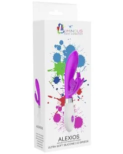 Luminous Vibro Rabbit Alexios 21cm Rose 10 Luminous Vibro Rabbit Alexios 21cm Rose -Sextoys boutique vibro rabbit alexios 21cm rose 1