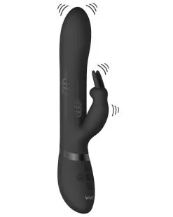 Vibro Rabbit Amoris Vive 23cm Noir -Sextoys boutique vibro rabbit amoris vive 23cm noir 2